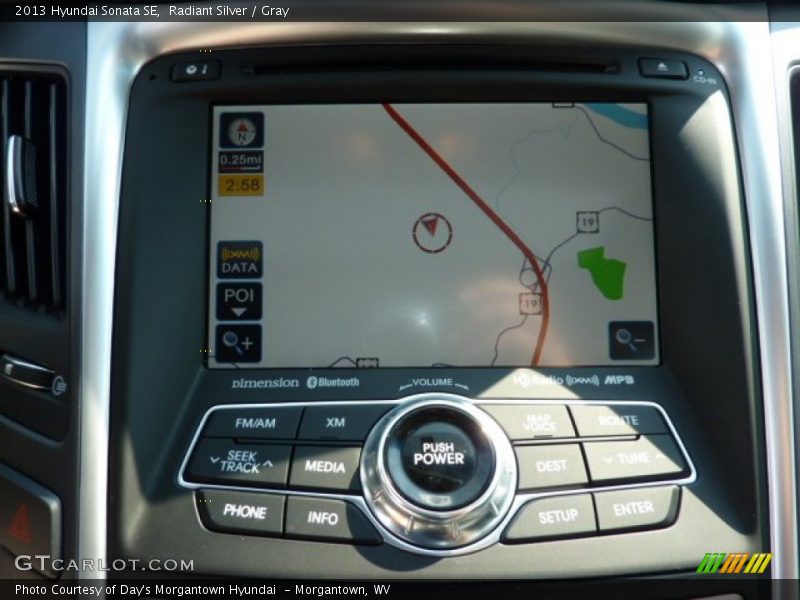 Radiant Silver / Gray 2013 Hyundai Sonata SE