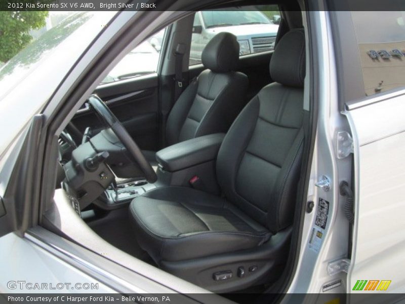 Bright Silver / Black 2012 Kia Sorento SX V6 AWD
