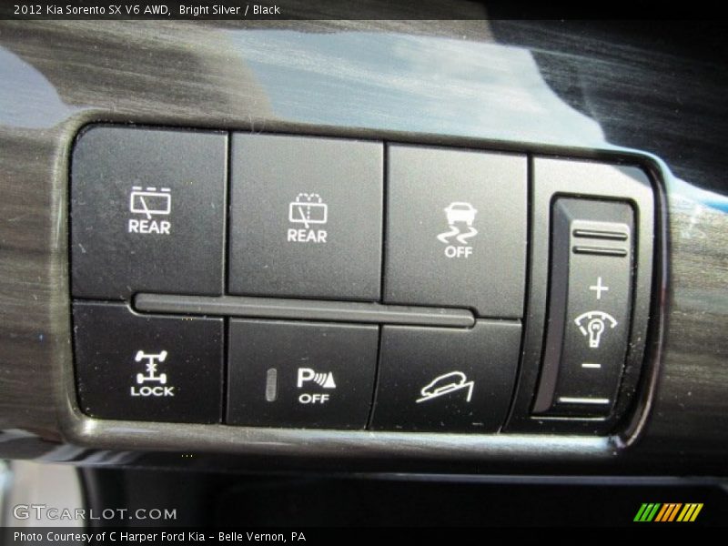Bright Silver / Black 2012 Kia Sorento SX V6 AWD