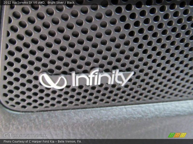 Bright Silver / Black 2012 Kia Sorento SX V6 AWD
