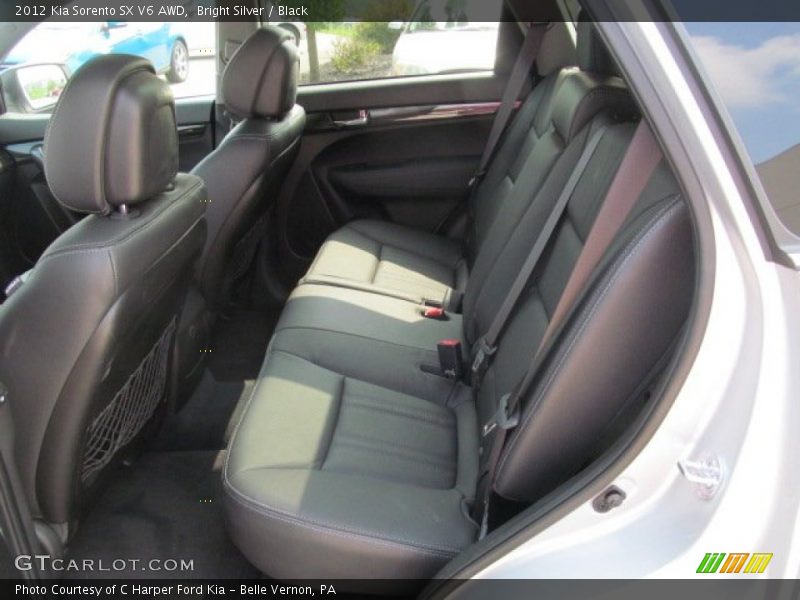 Bright Silver / Black 2012 Kia Sorento SX V6 AWD