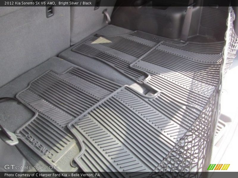 Bright Silver / Black 2012 Kia Sorento SX V6 AWD