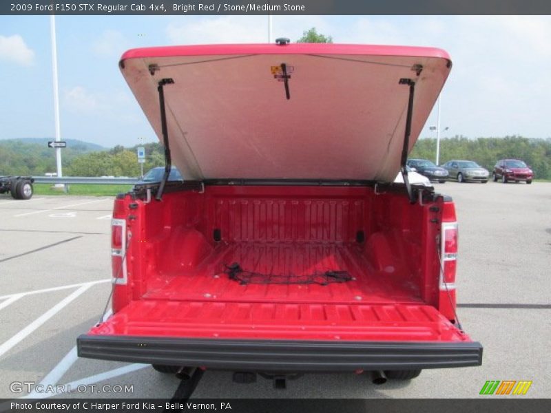 Bright Red / Stone/Medium Stone 2009 Ford F150 STX Regular Cab 4x4