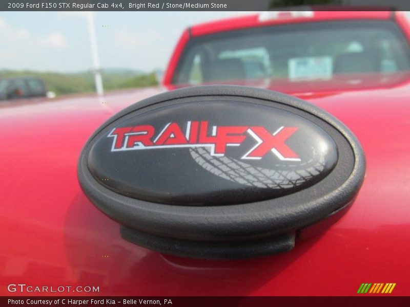 Bright Red / Stone/Medium Stone 2009 Ford F150 STX Regular Cab 4x4