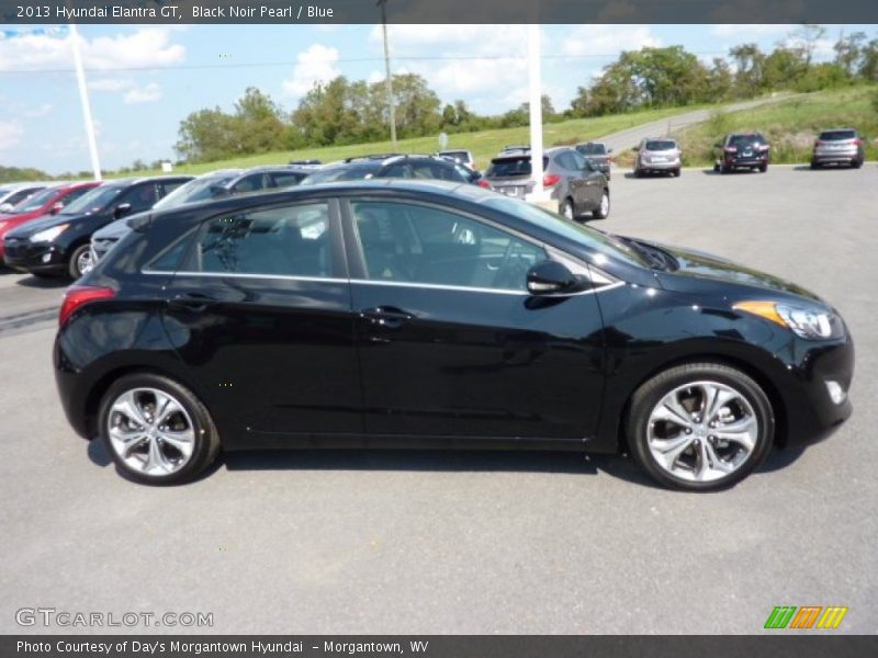 Black Noir Pearl / Blue 2013 Hyundai Elantra GT