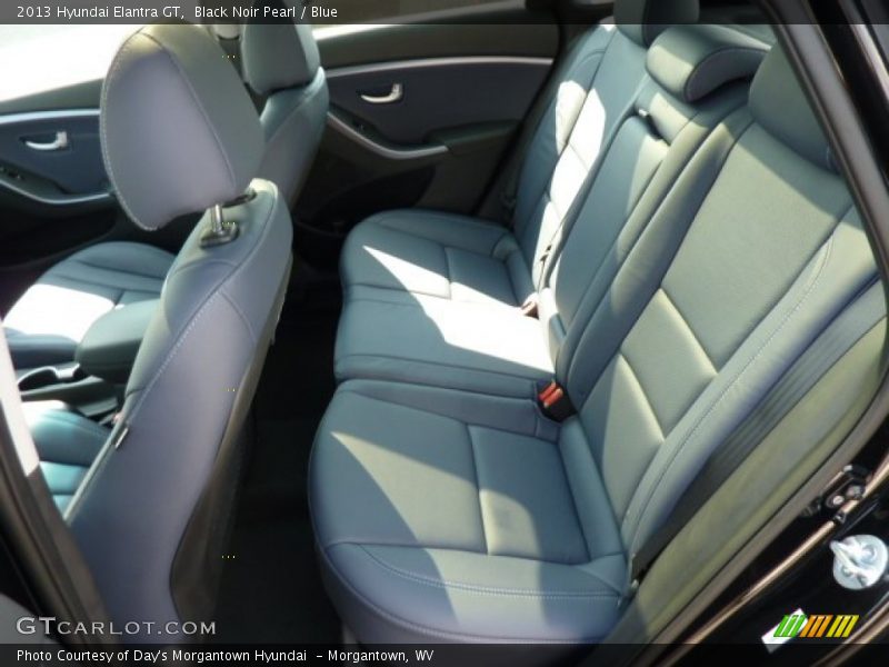 Black Noir Pearl / Blue 2013 Hyundai Elantra GT