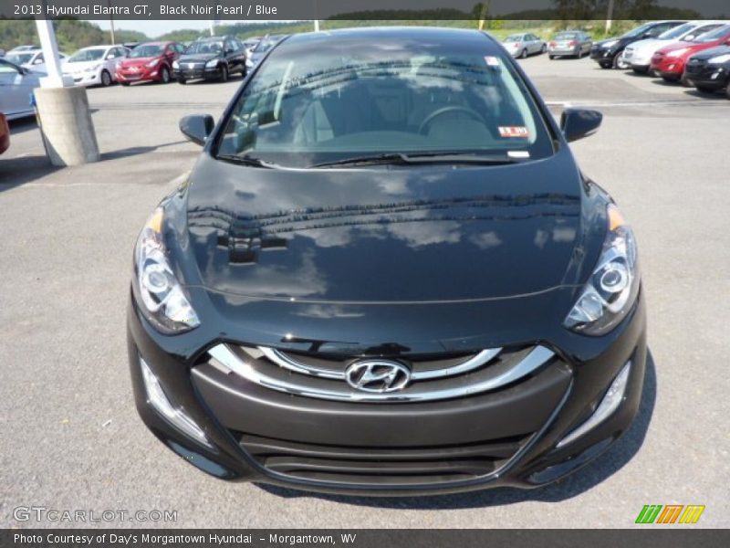 Black Noir Pearl / Blue 2013 Hyundai Elantra GT