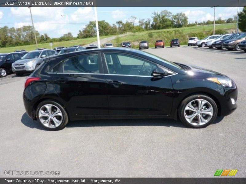 Black Noir Pearl / Blue 2013 Hyundai Elantra GT