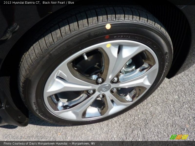 Black Noir Pearl / Blue 2013 Hyundai Elantra GT
