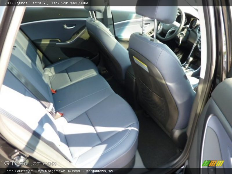 Black Noir Pearl / Blue 2013 Hyundai Elantra GT