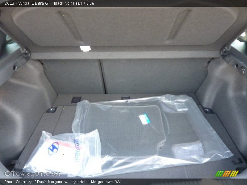 Black Noir Pearl / Blue 2013 Hyundai Elantra GT