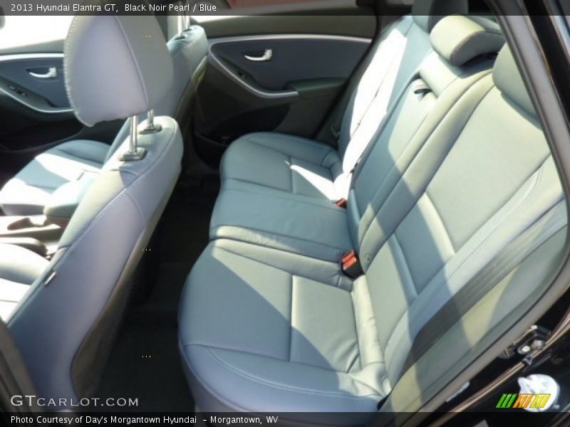 Black Noir Pearl / Blue 2013 Hyundai Elantra GT