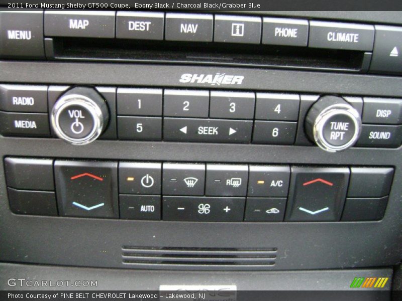 Controls of 2011 Mustang Shelby GT500 Coupe
