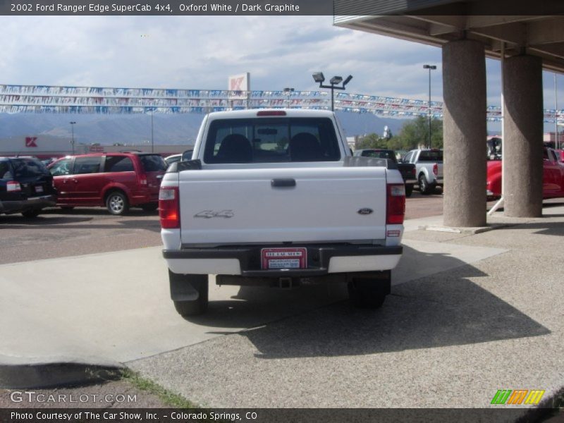 Oxford White / Dark Graphite 2002 Ford Ranger Edge SuperCab 4x4