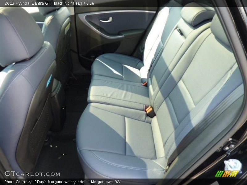 Black Noir Pearl / Blue 2013 Hyundai Elantra GT