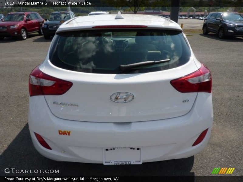 Monaco White / Beige 2013 Hyundai Elantra GT