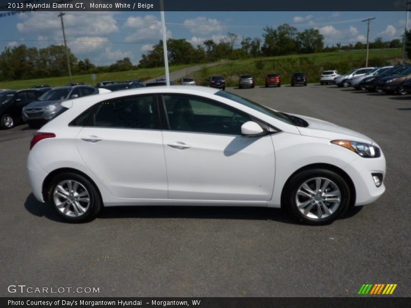 Monaco White / Beige 2013 Hyundai Elantra GT