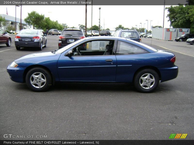 Arrival Blue Metallic / Neutral 2004 Chevrolet Cavalier Coupe