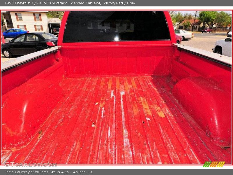 Victory Red / Gray 1998 Chevrolet C/K K1500 Silverado Extended Cab 4x4