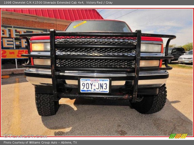 Victory Red / Gray 1998 Chevrolet C/K K1500 Silverado Extended Cab 4x4