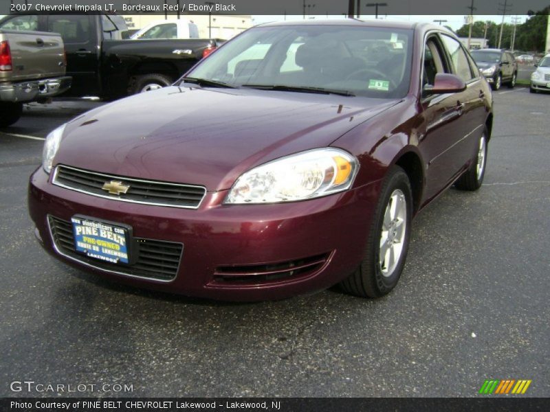 Bordeaux Red / Ebony Black 2007 Chevrolet Impala LT