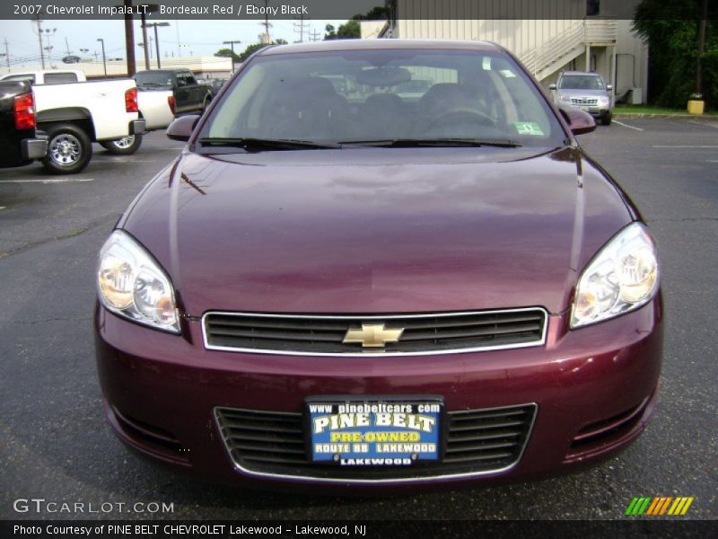 Bordeaux Red / Ebony Black 2007 Chevrolet Impala LT