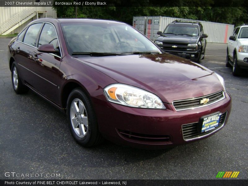 Bordeaux Red / Ebony Black 2007 Chevrolet Impala LT