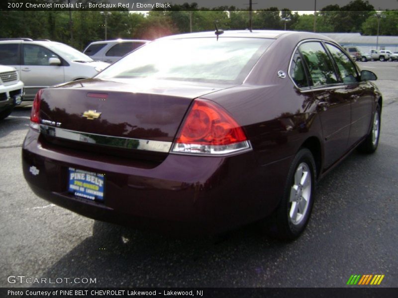 Bordeaux Red / Ebony Black 2007 Chevrolet Impala LT