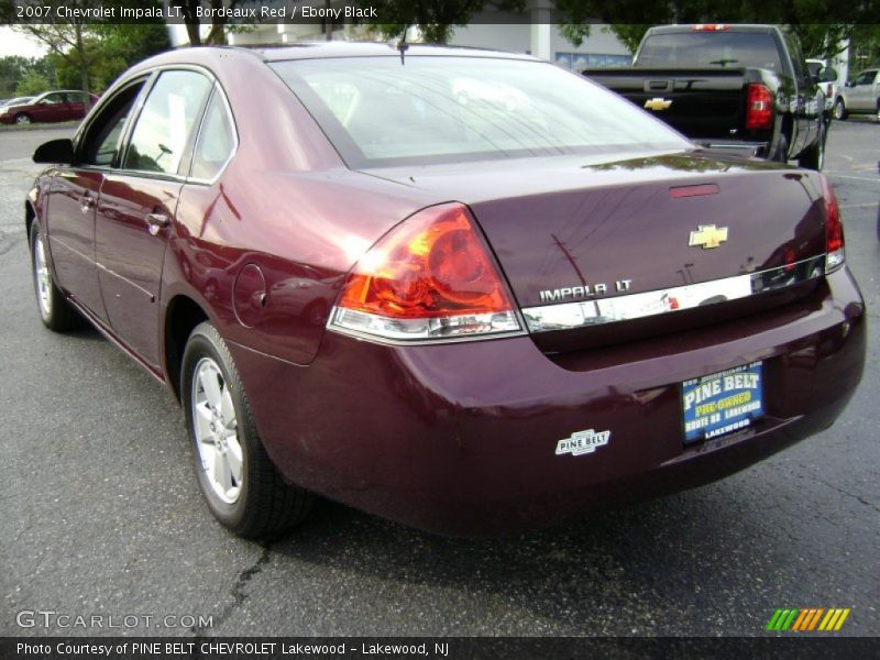 Bordeaux Red / Ebony Black 2007 Chevrolet Impala LT