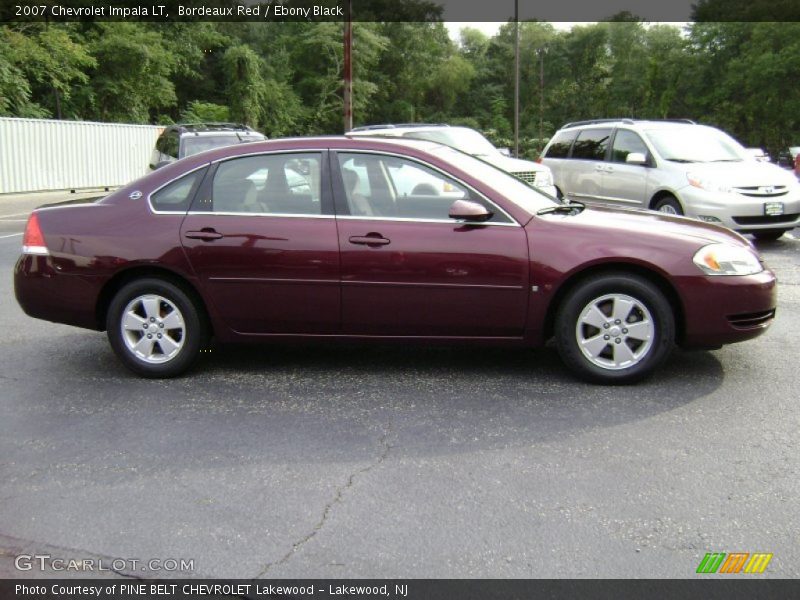 Bordeaux Red / Ebony Black 2007 Chevrolet Impala LT