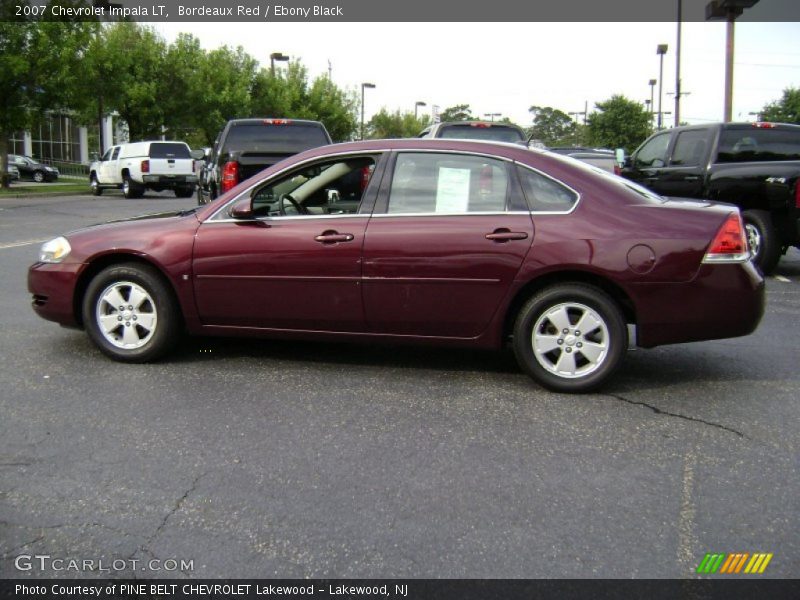 Bordeaux Red / Ebony Black 2007 Chevrolet Impala LT