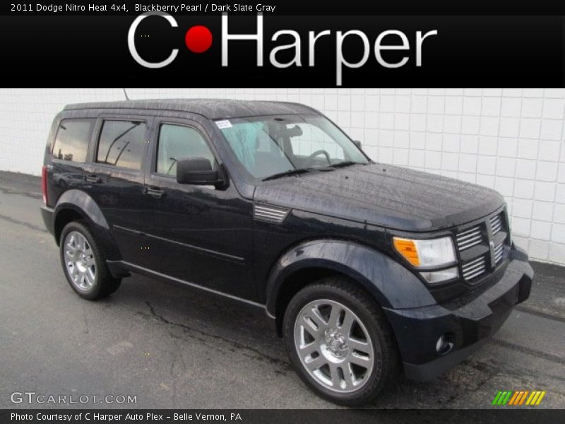 Blackberry Pearl / Dark Slate Gray 2011 Dodge Nitro Heat 4x4