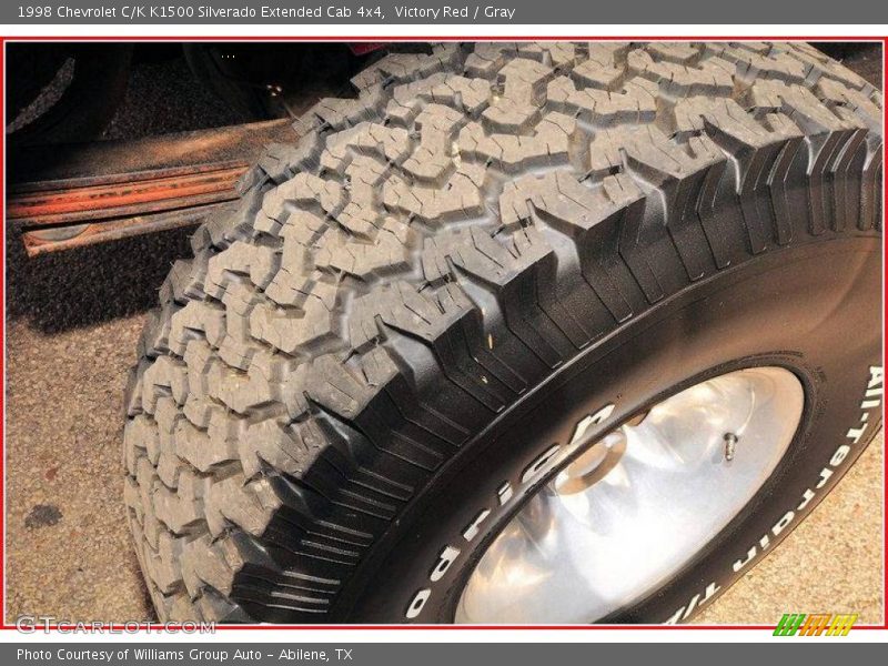 Victory Red / Gray 1998 Chevrolet C/K K1500 Silverado Extended Cab 4x4
