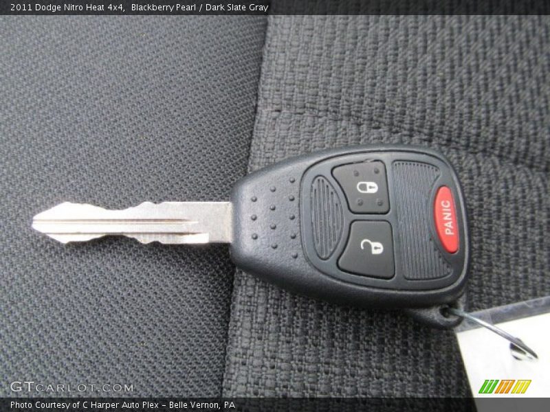 Blackberry Pearl / Dark Slate Gray 2011 Dodge Nitro Heat 4x4