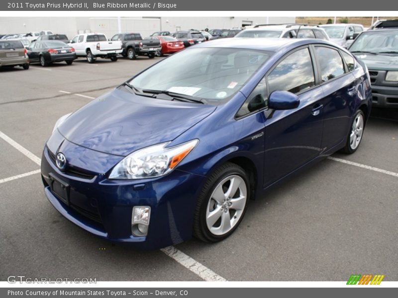 Blue Ribbon Metallic / Bisque 2011 Toyota Prius Hybrid II