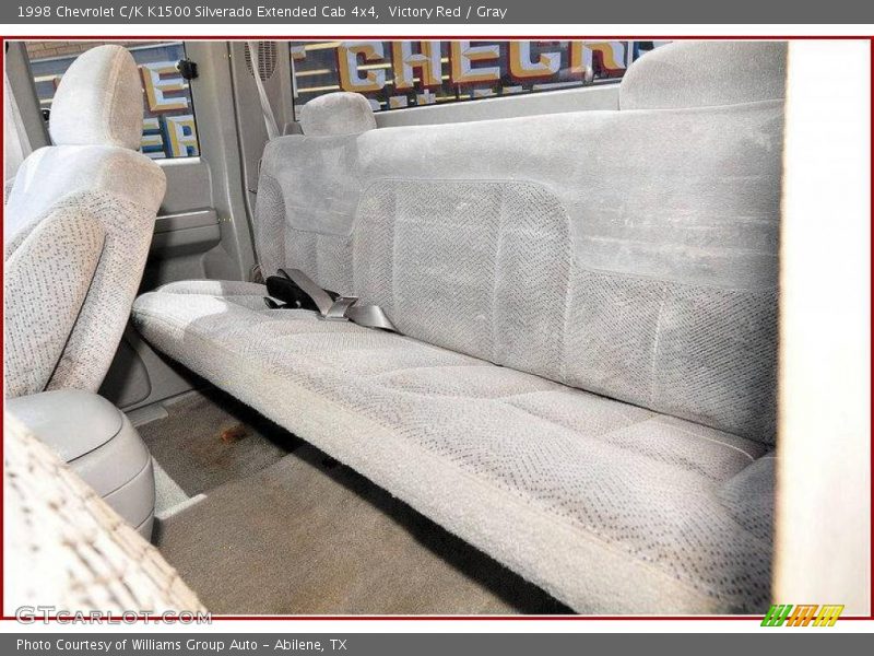 Victory Red / Gray 1998 Chevrolet C/K K1500 Silverado Extended Cab 4x4