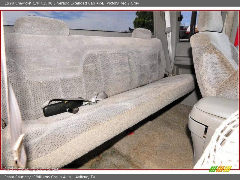 Victory Red / Gray 1998 Chevrolet C/K K1500 Silverado Extended Cab 4x4