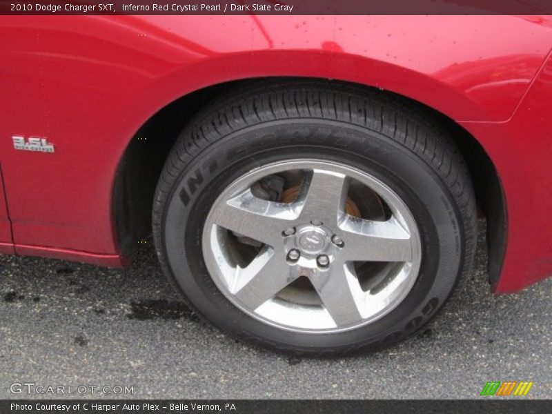Inferno Red Crystal Pearl / Dark Slate Gray 2010 Dodge Charger SXT