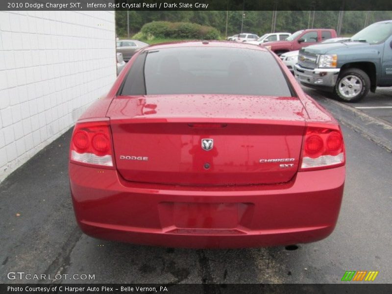 Inferno Red Crystal Pearl / Dark Slate Gray 2010 Dodge Charger SXT