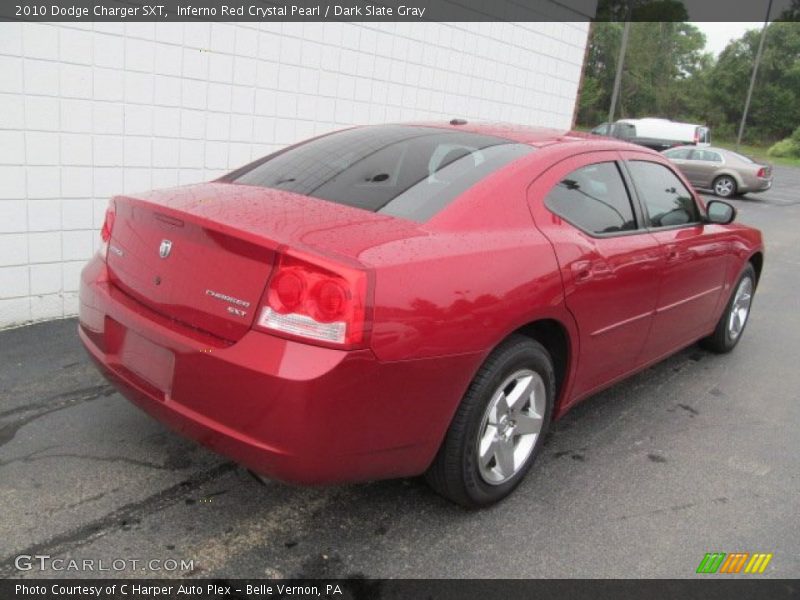 Inferno Red Crystal Pearl / Dark Slate Gray 2010 Dodge Charger SXT