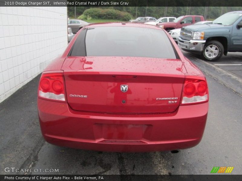 Inferno Red Crystal Pearl / Dark Slate Gray 2010 Dodge Charger SXT