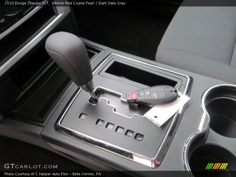Inferno Red Crystal Pearl / Dark Slate Gray 2010 Dodge Charger SXT