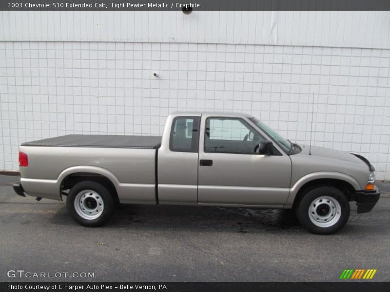 Light Pewter Metallic / Graphite 2003 Chevrolet S10 Extended Cab