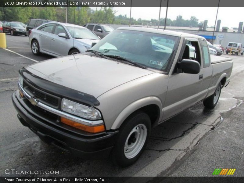 Light Pewter Metallic / Graphite 2003 Chevrolet S10 Extended Cab