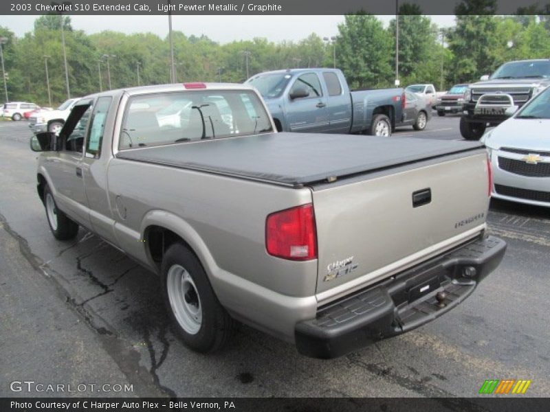 Light Pewter Metallic / Graphite 2003 Chevrolet S10 Extended Cab