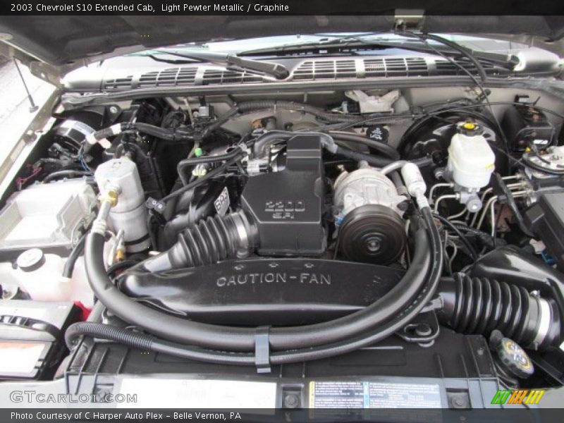 Light Pewter Metallic / Graphite 2003 Chevrolet S10 Extended Cab