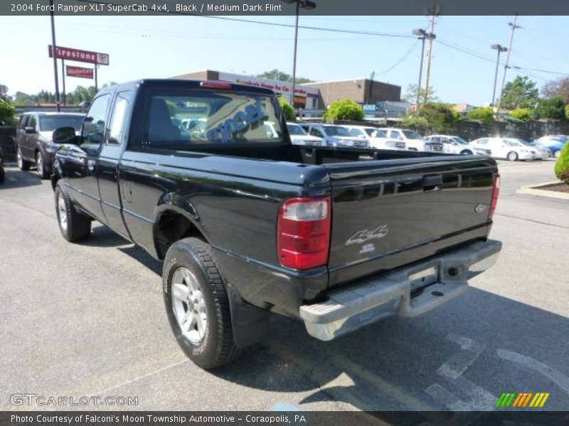 Black / Medium Dark Flint 2004 Ford Ranger XLT SuperCab 4x4