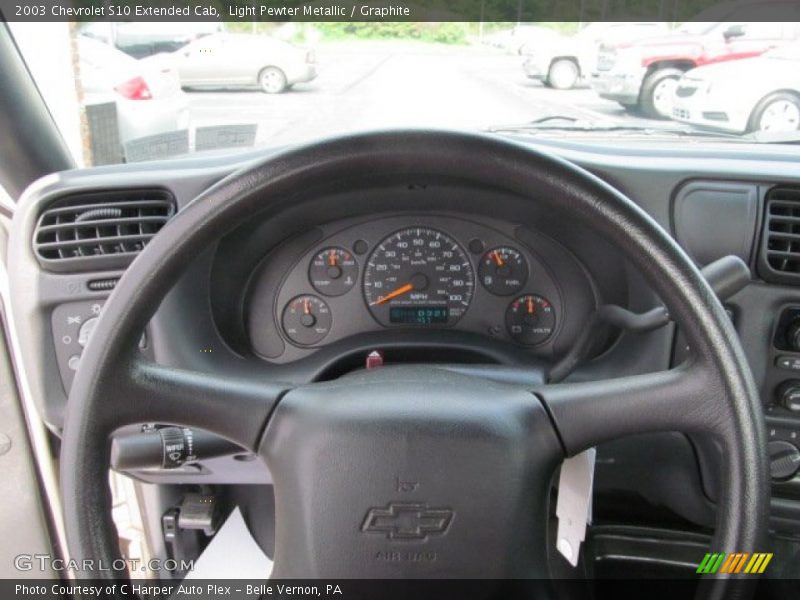 Light Pewter Metallic / Graphite 2003 Chevrolet S10 Extended Cab