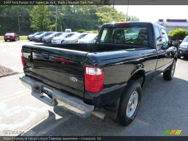 Black / Medium Dark Flint 2004 Ford Ranger XLT SuperCab 4x4