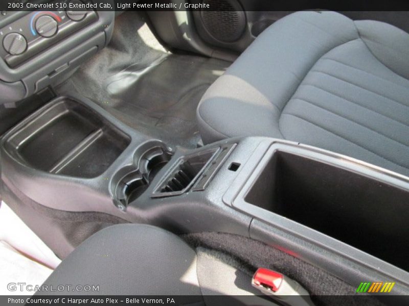 Light Pewter Metallic / Graphite 2003 Chevrolet S10 Extended Cab